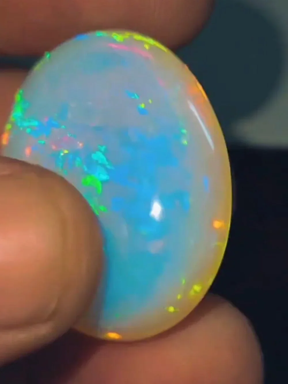 48.55 carat AAAA quality natural Ethiopian opal Cabochon